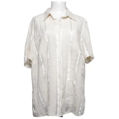 Chemise à manches courtes (Beige, Blanc) de Fabiani