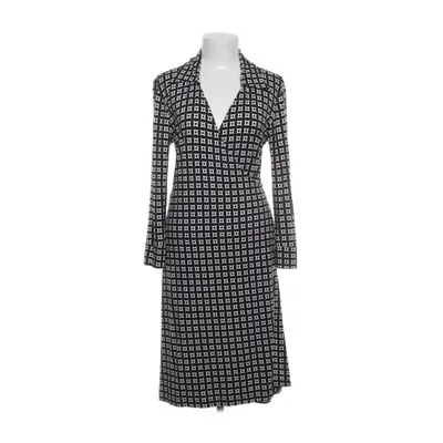 Robe portefeuille (Noir, Blanc) de Vera Velour Élasthane, Viscose