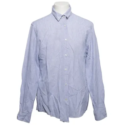 Shirt (Blue, White) from Easy Cotton, Linen