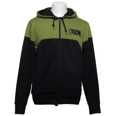 Huvtröja (Svart, Grön) från Bethesda Polyester