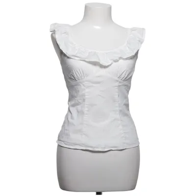 Top (White) from Hell Bunny Cotton, Elastane