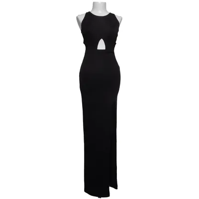 Robe longue (Noir) de Bershka Collection Élasthane, Polyester