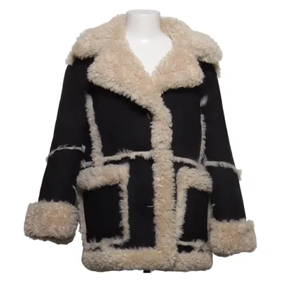 Shearling Jacke (Schwarz, Weiß) von ASOS Design Kunstpelz, Polyester