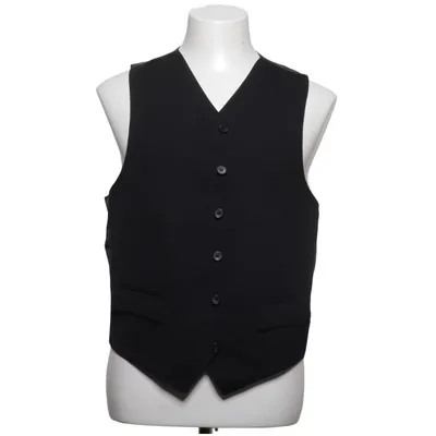 Suit vest (Black) from Carl G. Collection Polyester, Viscose, Wool