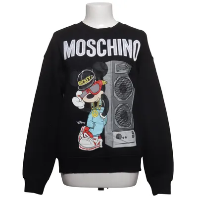Sweatshirt (Sort, Flerfarvet) fra H&M x Moschino Bomuld
