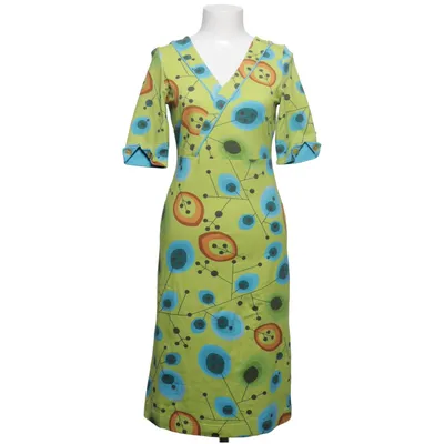 Jurk (Groen, Blauw, Meerkleurig) van Charles Katoen, Elastaan