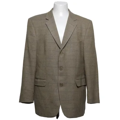 Blazer (Beige, Blauw) van Gilberto Viscose, Wol