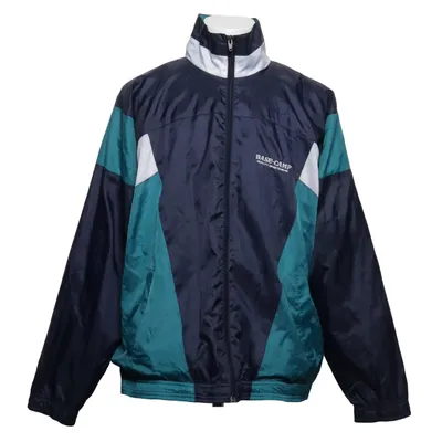 Trainingsjack (Blauw, Wit, Turquoise) van Basecamp Katoen, Polyamide