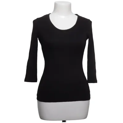 Langærmet t-shirt (Sort) fra Carin Wester Elastan, Viscose