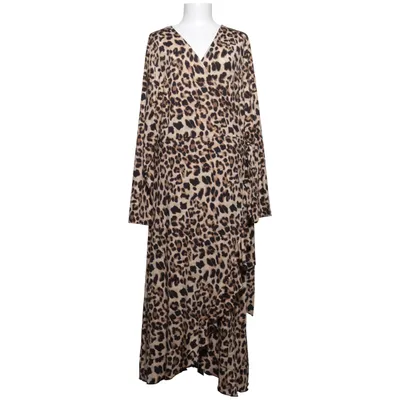 Omlottklänning (Brun, Svart)