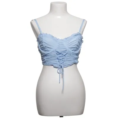 Crop Top (Blau) von Tic Toc Elasthan, Polyamid