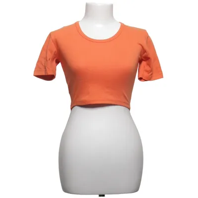 T-shirt (Oranje) van Lycra Katoen, Elastaan