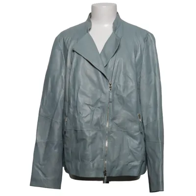 Bikerjacke (Blau) von Gerry Weber Collection Leder, Polyester, Viskose