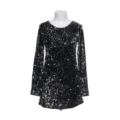 Cocktail dress (Black, Silver) from Pull & Bear Polyester