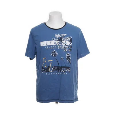 Långärmad t-shirt (Blå, Flerfärgad) från Livergy Bomull