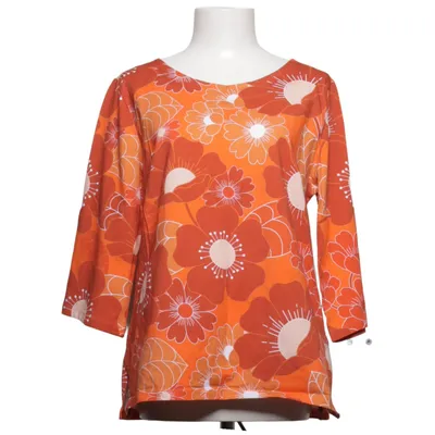 Topp (Orange, Flerfärgad) från Cissi och Selma Elastan, Ekologisk bomull