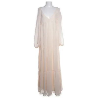 Långklänning (Beige) från Boohoo Polyester