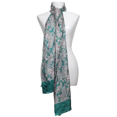 Shawl (Green, Pink) from J.Crew Silk