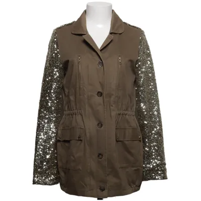 Jacket (Beige, Silver, Multicolored) from Lavish Alice Cotton, Polyester