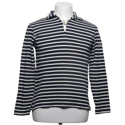 Lange mouwen shirt (Blauw, Wit) van Les Trois Mats Katoen