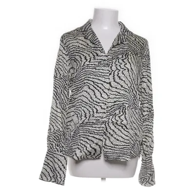 Bluse (Sort, Hvid) fra Levate Viscose