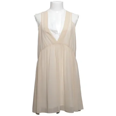 Kjole (Beige) fra Sandro Paris Bomuld, Polyamid, Polyester