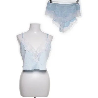 Pyjamas (Blå, Vit) från Bluebella Bambu, Viskos