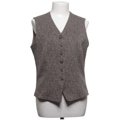 Suit vest (Brown, White) from Aspens Polyester, Wool