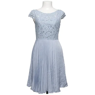 Cocktailjurk (Blauw) van H&M Katoen, Elastaan, Polyamide, Polyester, Viscose