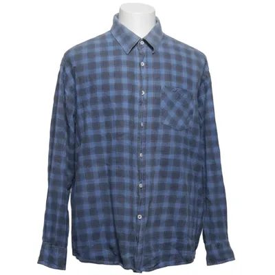 Chemise en flanelle (Bleu, Gris) de Blue Rinse Coton