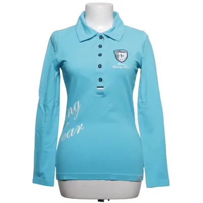 Rugby shirt (Blue) from Steeds Cotton, Elastane