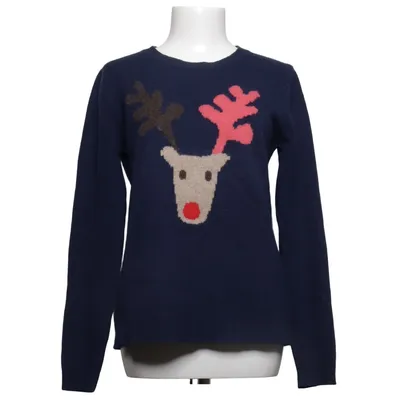 Pull de Noël (Bleu, Multicolore) de Antoni & Alison Laine de mouton