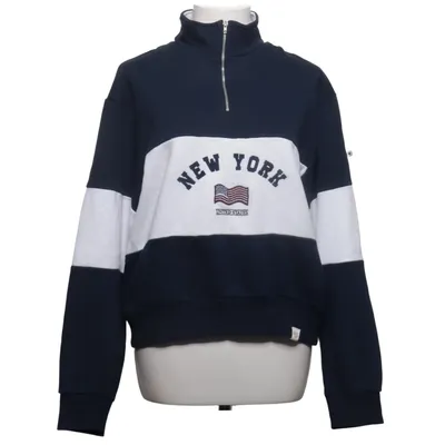 Sweatshirt (Blå, Hvid) fra Pacific Republic Pull & Bear Bomuld, Polyester