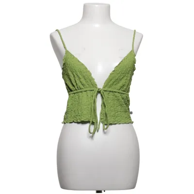 Crop top (Grön) från Pull & Bear Elastan, Polyester
