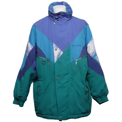 Skijacke (Blau, Grün, Mehrfarbig) von Sergio Tacchini Polyamid, Polyester
