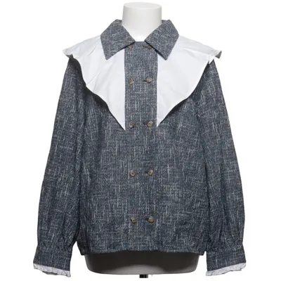 Skjorta (Blå, Vit, Flerfärgad) från Nue Notes Akryl, Bomull, Polyamid, Polyester