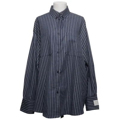 Skjorta (Blå, Vit) från Karo Kauer Bomull, Elastan, Polyester