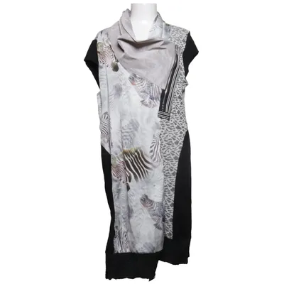 Kjole (Sort, Grå, Hvid) fra In Front Elastan, Polyester, Viscose