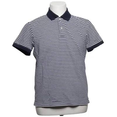Poloshirt (Blauw, Wit) van Uniqlo Katoen, Polyester