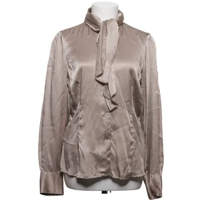 Strikblouse (Beige) van Stenströms Zijde