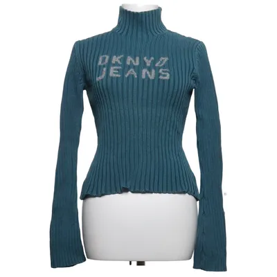 Turtleneck (Blue) from DKNY Jeans Cotton, Wool