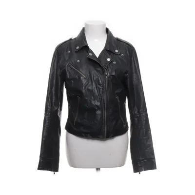 Bikerjacka (Svart) från Free People Bomull, Polyester