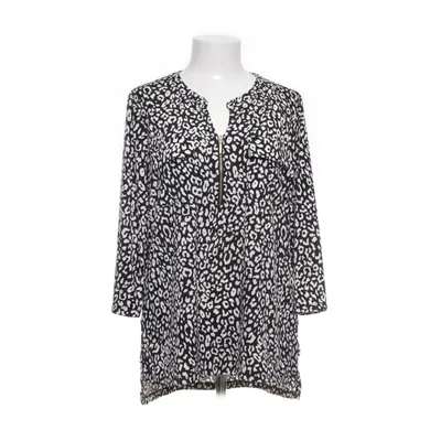 Blouse (Black, White) from Ellen Tracy Elastane, Polyester