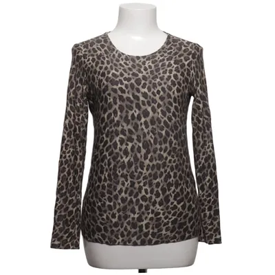 T-shirt à manches longues (Beige, Marron) de Oui Set Élasthane, Polyamide, Viscose