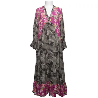 Dress (Purple, Green, Multicolored) from Love Forever Viscose