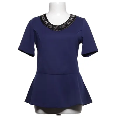 Top péplum (Bleu) de Alfredo Pauly Élasthane, Polyester