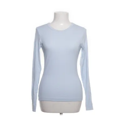 Lange mouwen shirt (Blauw) van H&M Katoen, Viscose, Elastaan