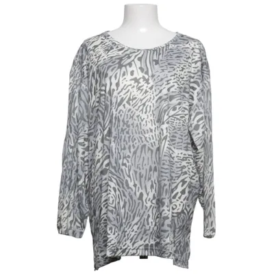 Blus (Grå, Vit) från Bader Polyester, Viskos