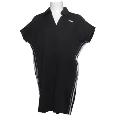 Klänning (Svart, Vit) från DKNY Sport Bomull, Polyester