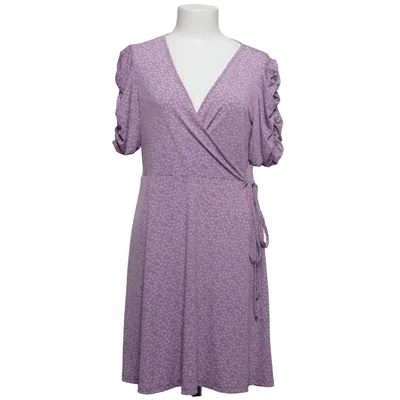 Wrap dress (Purple) from Forever 21 Elastane, Polyester